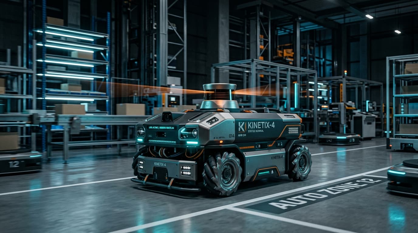 VexAMR otonom mobil robot donanımı ve LiDAR sensör mimarisi